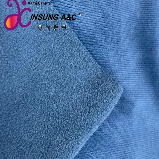 Hot Sale Burnout 4D Corduroy Fabric With Polar Fleece Fabric For Jacket Pants Garments