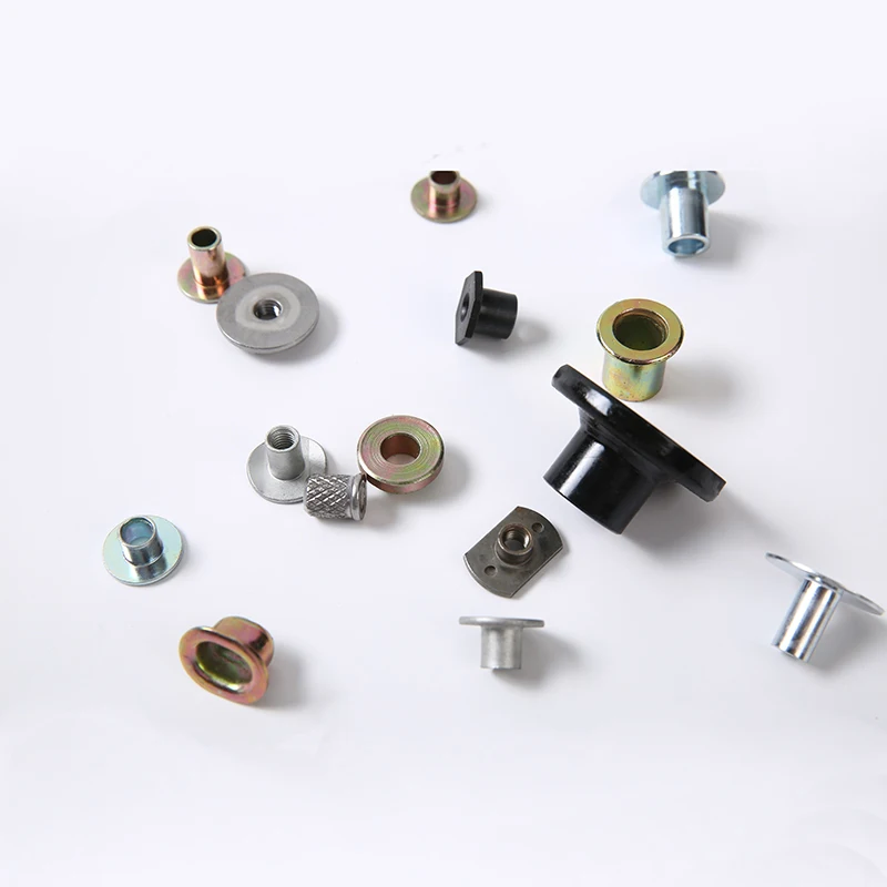 Furniture t-nut Three Hole Cold Heading Round Base Weld Nut Insert Lock Tee T Nut