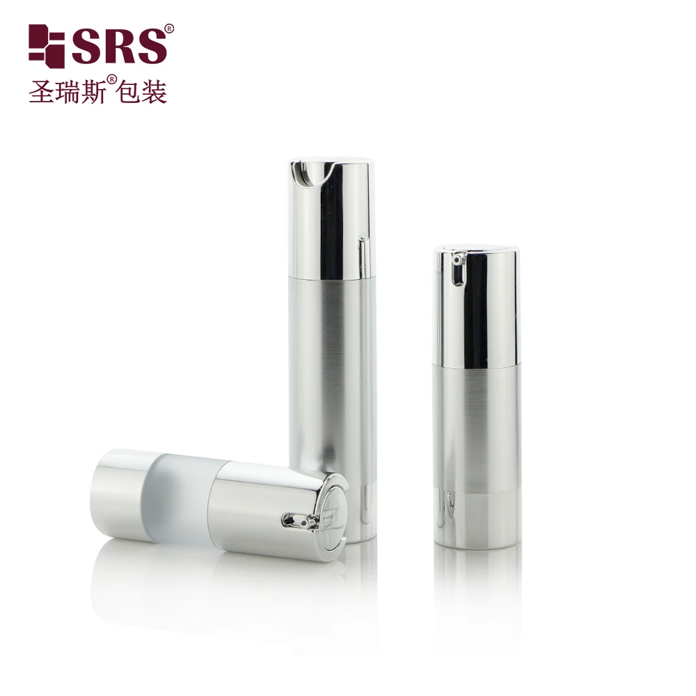 SRS Luxury Cosmetics 15ml 30ml 40ml 80ml 100ml 50ml Rose Gold Airless Pump Bottle