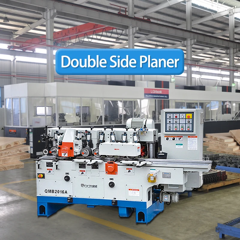 QMB2016A Double-side Planer Wood Thickness Planner Planing Machine Woodworking Planer Thicknesser
