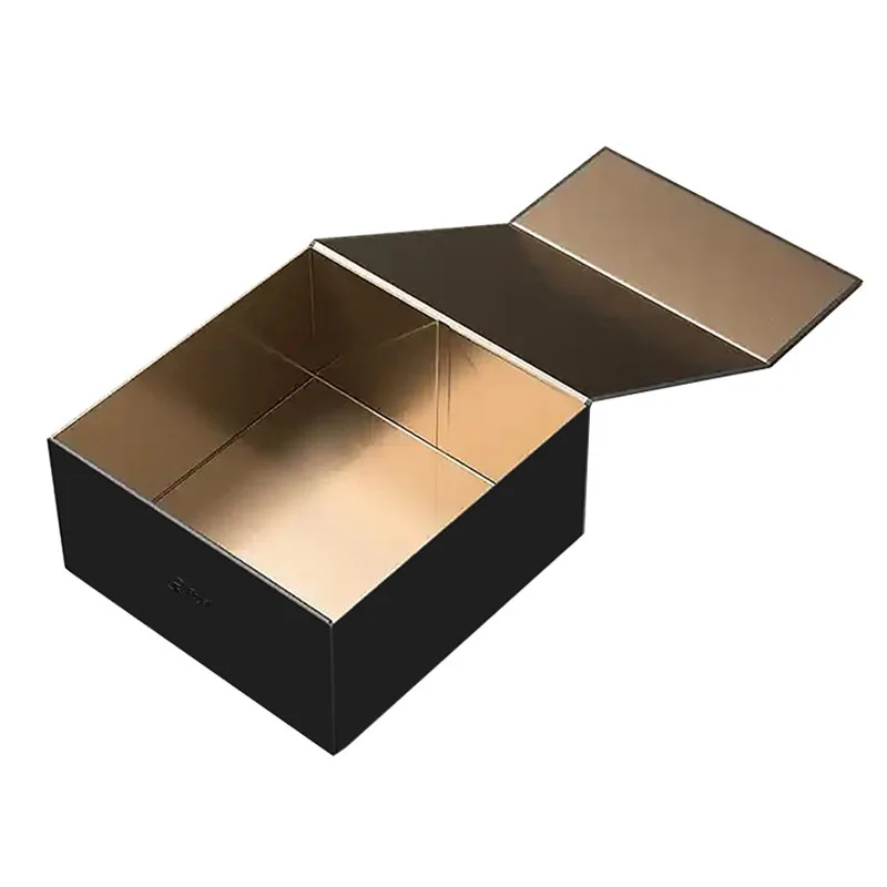 Custom size recyclable cardboard paper hard rigid magnet box packaging luxury folding magnetic gift box with magnetic lid