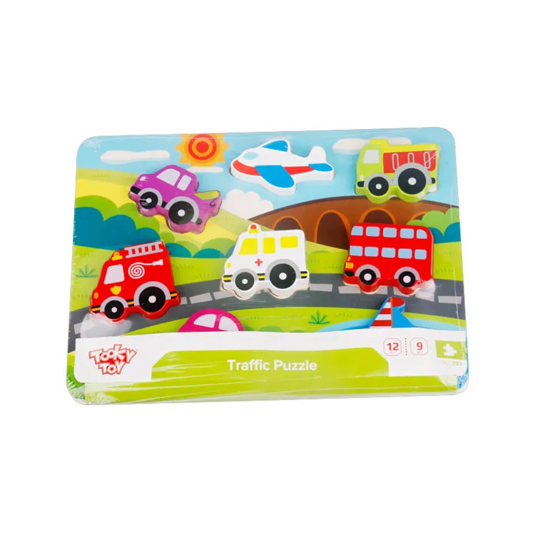 TookyToy Educational Jigsaw Puzzle New Arrival Transportation Wooden 3D Puzzle