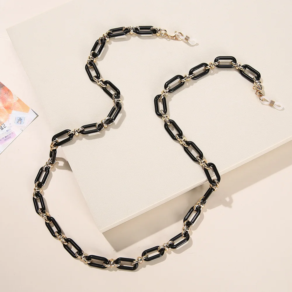 Fashion Eyeglass Sunglasses for Women Men Acrylic Anti-slip Lanyard Face Chain Adults