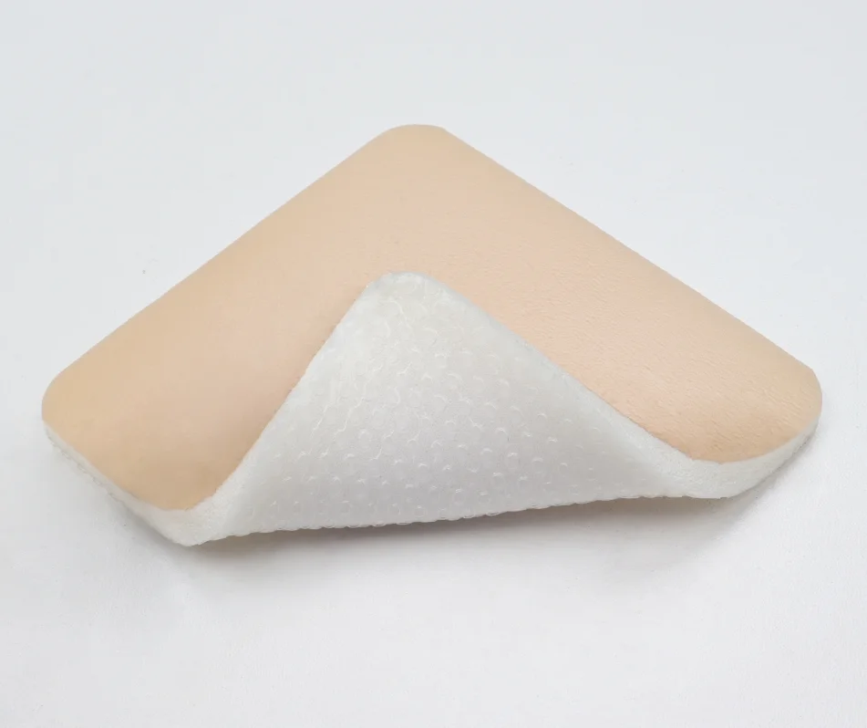 OEM Soft Adhesive Wound Dressing Medical Bordered Customized Silicone Foam Dressing