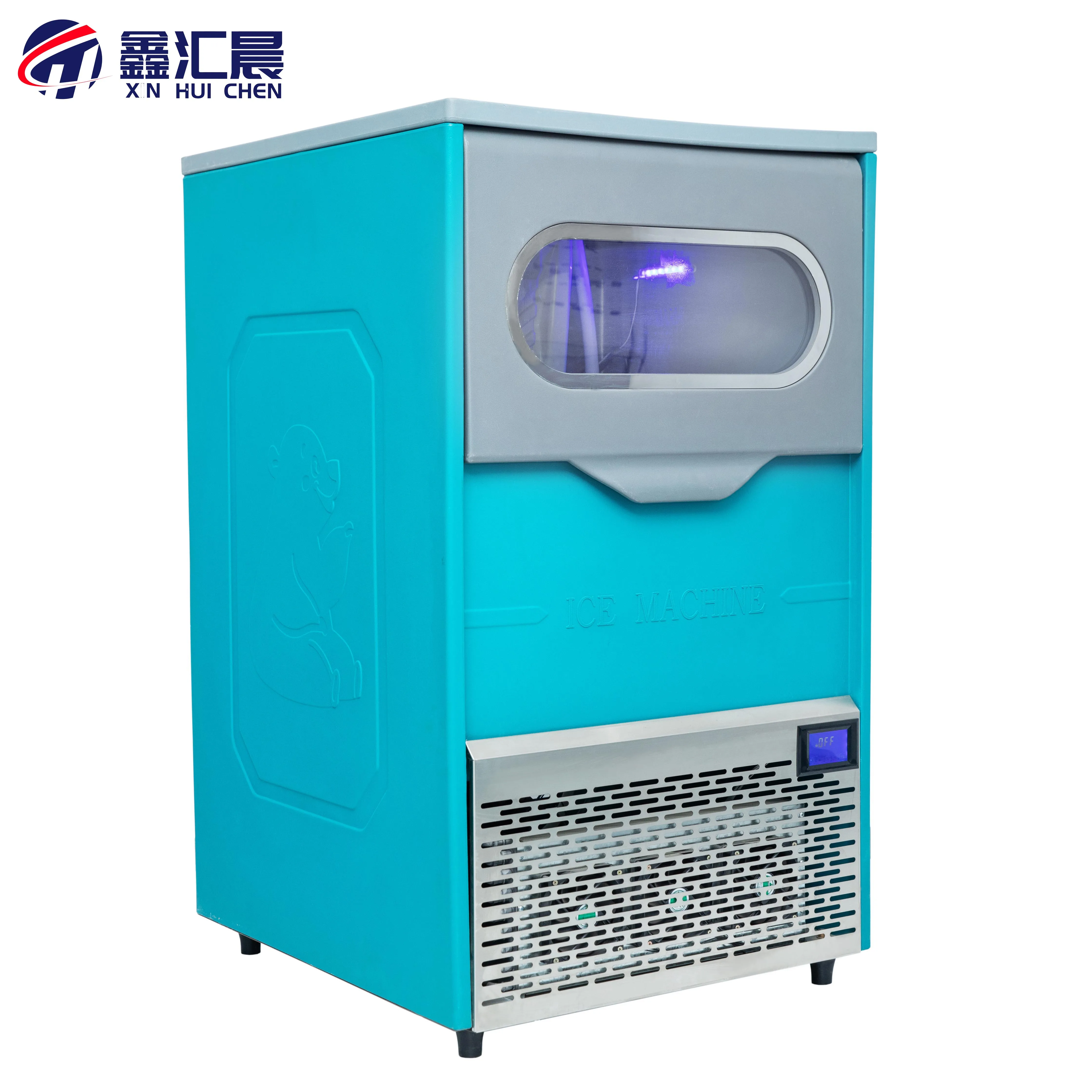 Высококачественная HC-330p 150 кг синяя машина для производства гранулированного/Самородка/измельченного снега льда пищевых продуктов