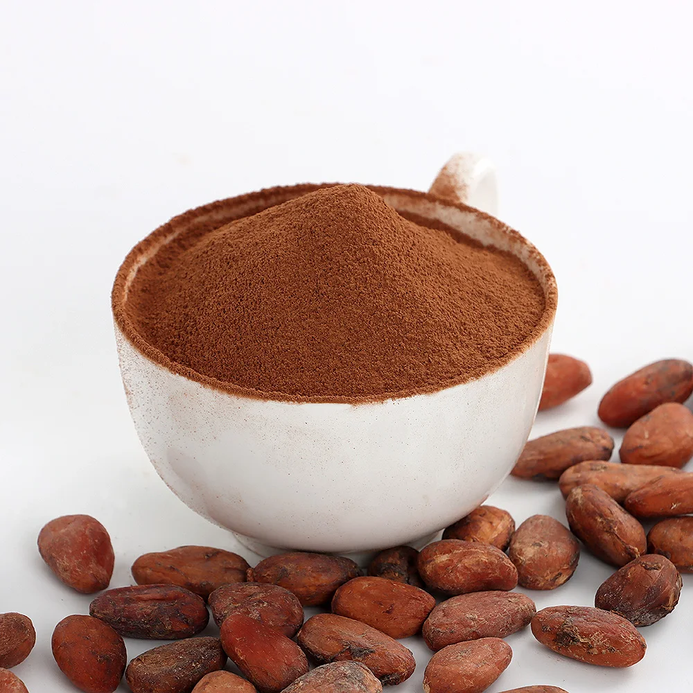 wholesale cocoa powder Direct Sale Alkalized Cocoa Powder JH0101(light brown) Food Ingredients made from West Africa cocoa beans