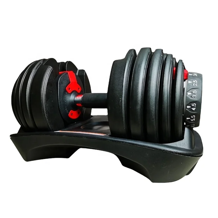 24 Kg adjustable fitness gym bodybuilding weight dumbbell block