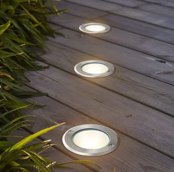 LED inground underground light adjust beam angle IP68 Garden 1W 3w 5W light up palm tree garden