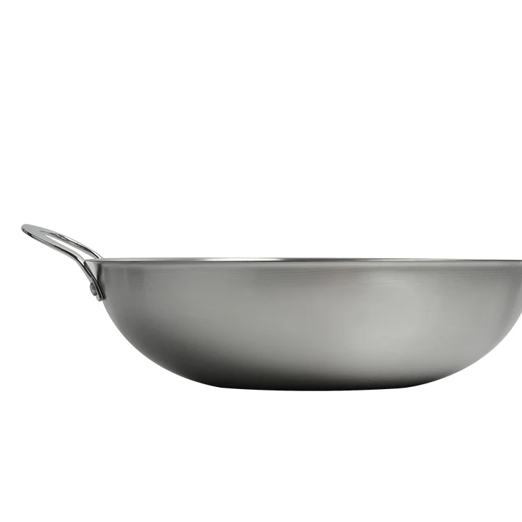 201 China Induction Cooker Honeycomb Stainless Steel Wok