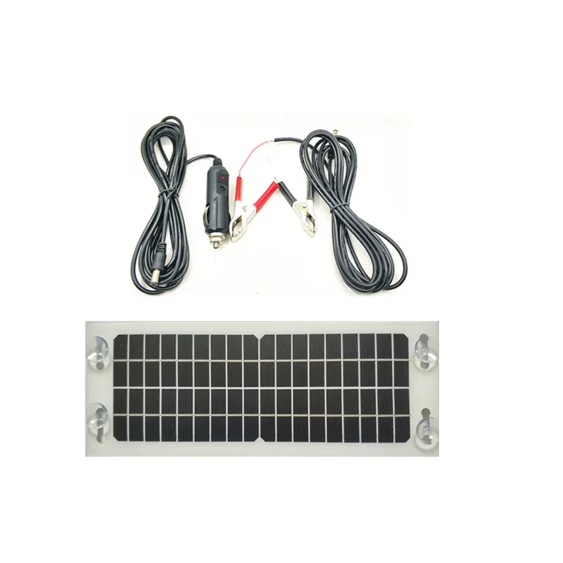 18V 5W Солнечное зарядное устройство автомобильное для аккумулятора с выход монокристаллического кремния гибкие солнечные панели