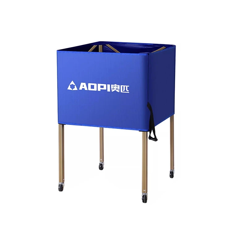durable foldable trolley portable folding football basketball volleyball tennis ball cart folding ball car