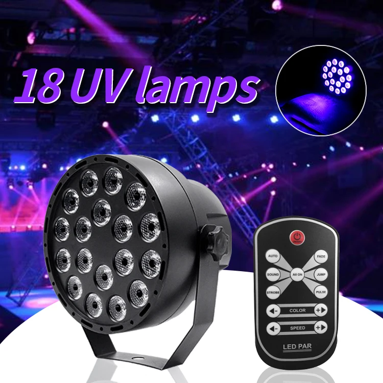 Professional UV beam black light strobe moving purple plastic fluorescence stage lights for ktv dj disco concert party