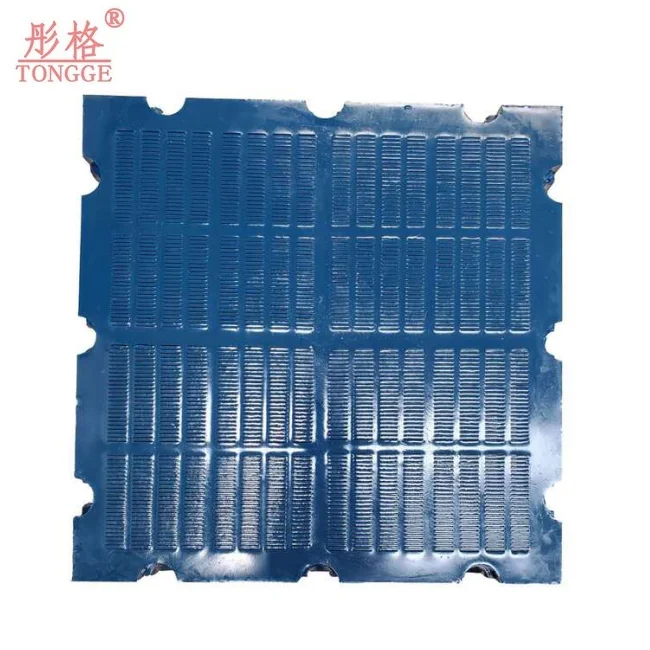 China Manufacturer Polyurethane  Dewatering Screen Panel Rubber Vibrating Sieve Plate