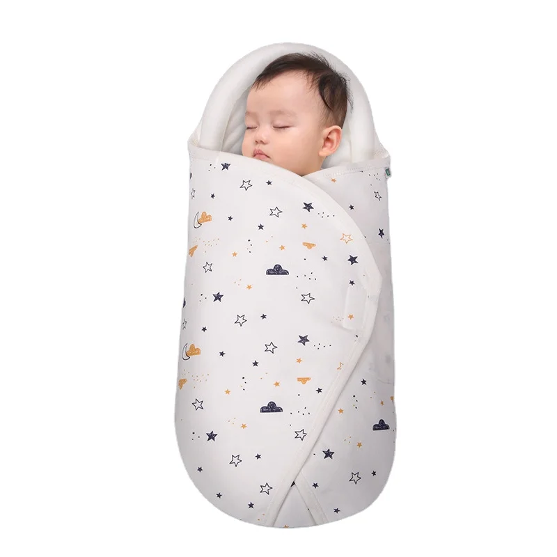 Baby sleeping bag cotton cute stars and moon newborn sleeping bag swaddle wholesale can be customized