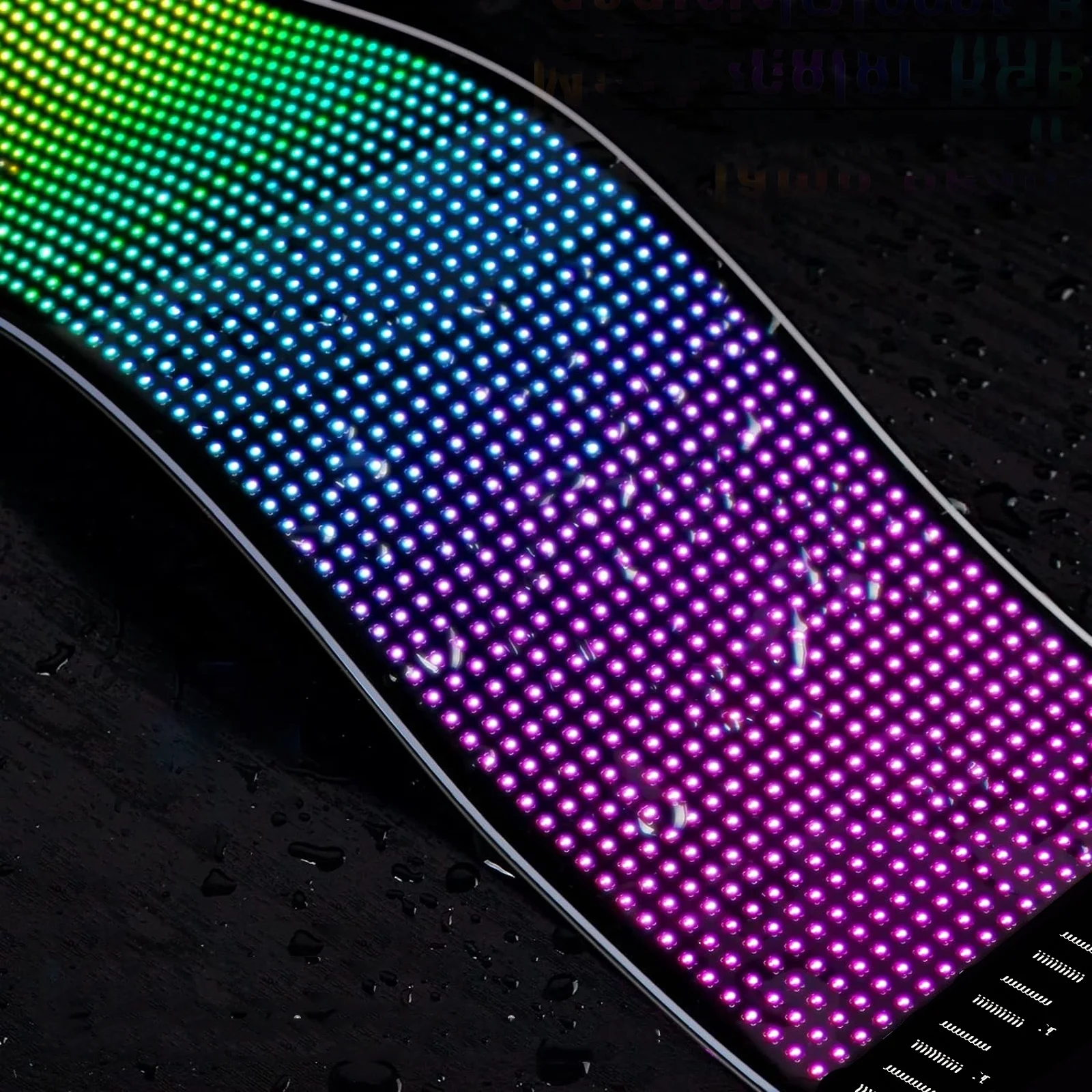 IP65 Waterproof App Programmable Flexible Screen Display Animation Led Car Sign for Shop Advertising Scrolling Led Matrix Panel