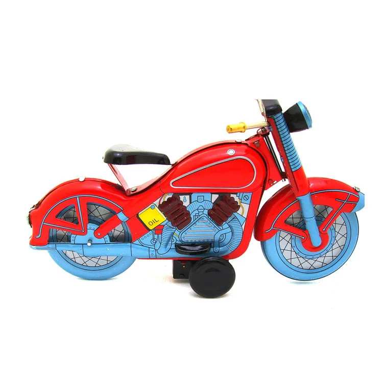 Decoration Craft Red Large Children Toy Motorcycle