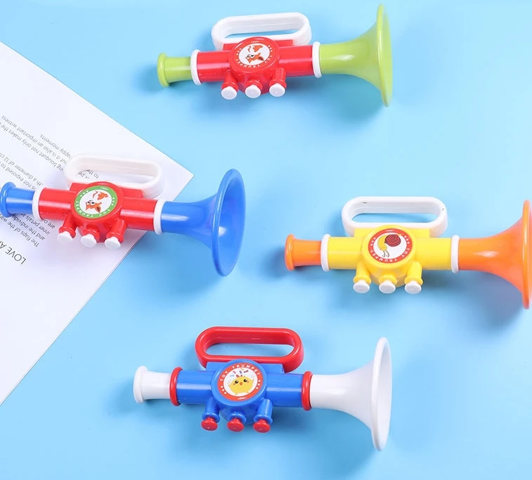 Toys Musical Instruments Children Puzzle Fun Durable Colorful Plastic Musical Whistle Early Learning Trumpet Toys