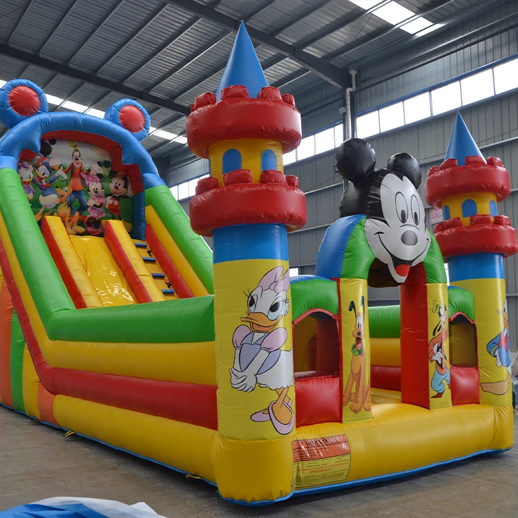 Bouncer 22ft Water Pool Float Round Family Tube Adult Size Swimming Summer Commercial Use Inflatable Slide For Dirty