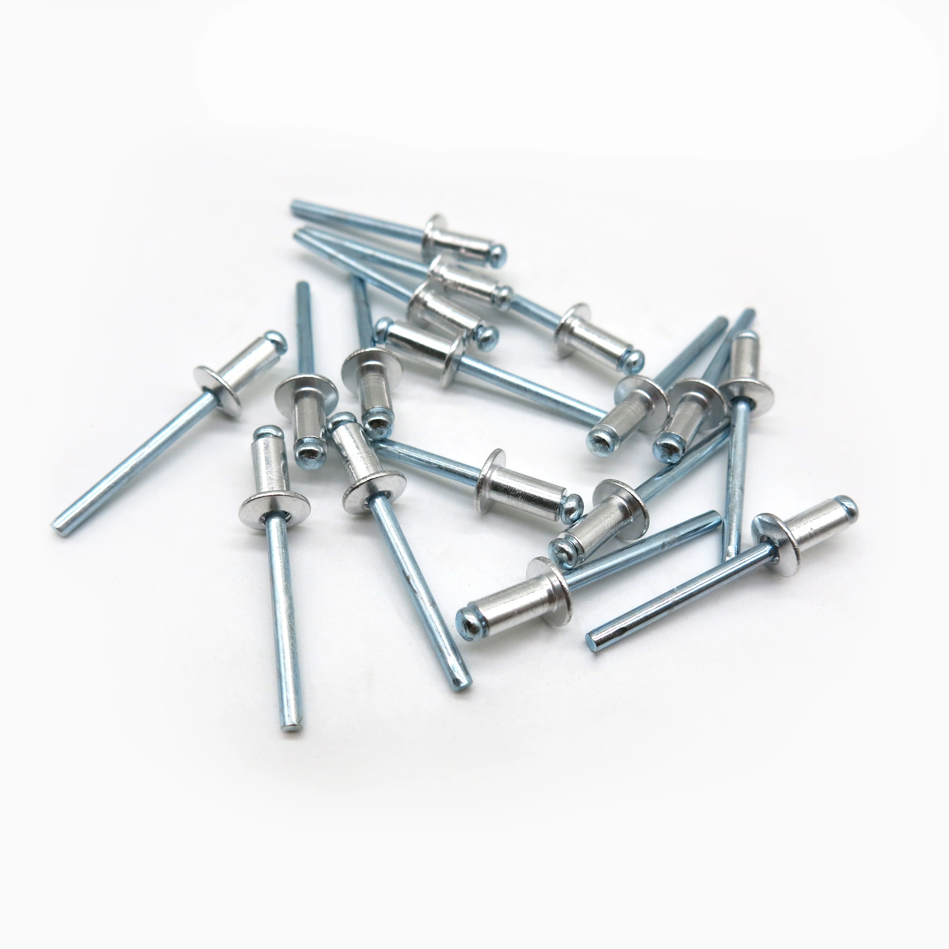 Hot sale tubular rivet screw closed oval head blind rivet polished dome head pop blind stainless steel open type blind rivets