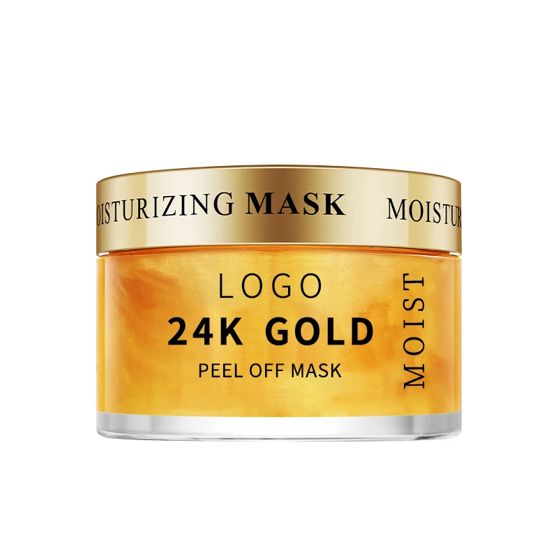 Лидер продаж отбеливающая маска для лица 24k Gold
