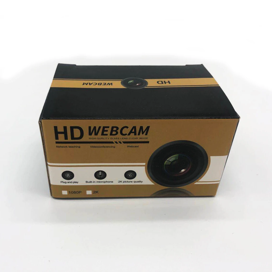 2K Webcam, Webcam 8MP HD Computer Camera with Microphone, PC Desktop Laptop Notebook USB Webcams for Video Calling Recording Web