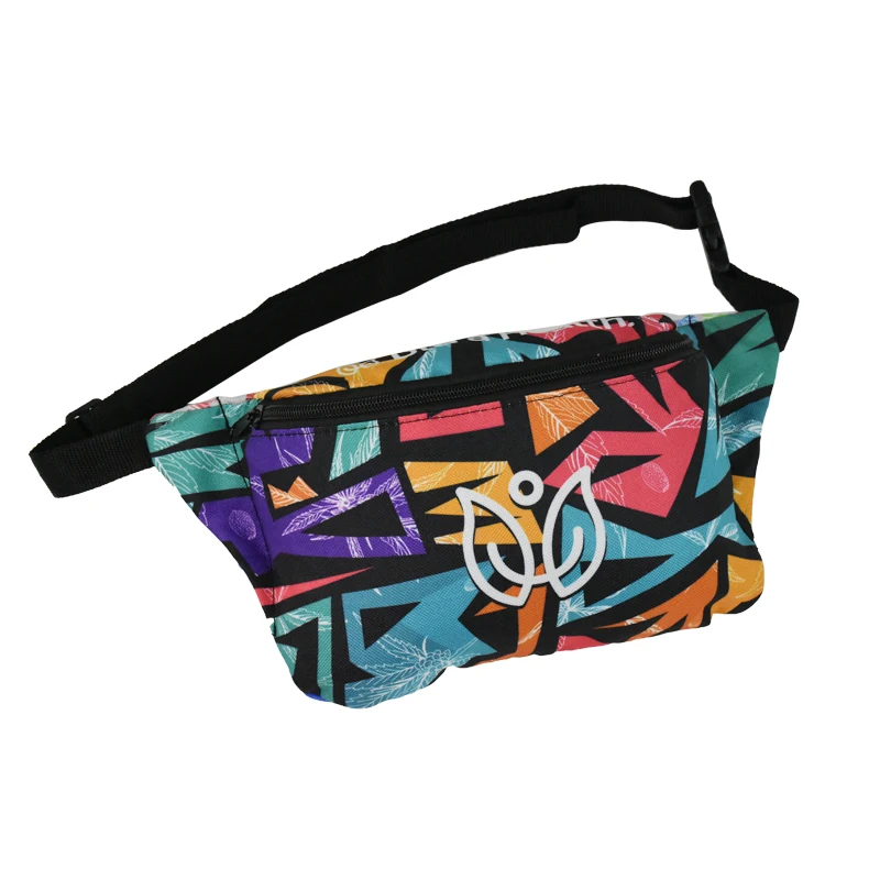 Wholesale Fanny Bag Sublimation Printing Waist Bag Custom Pretty Running Bag