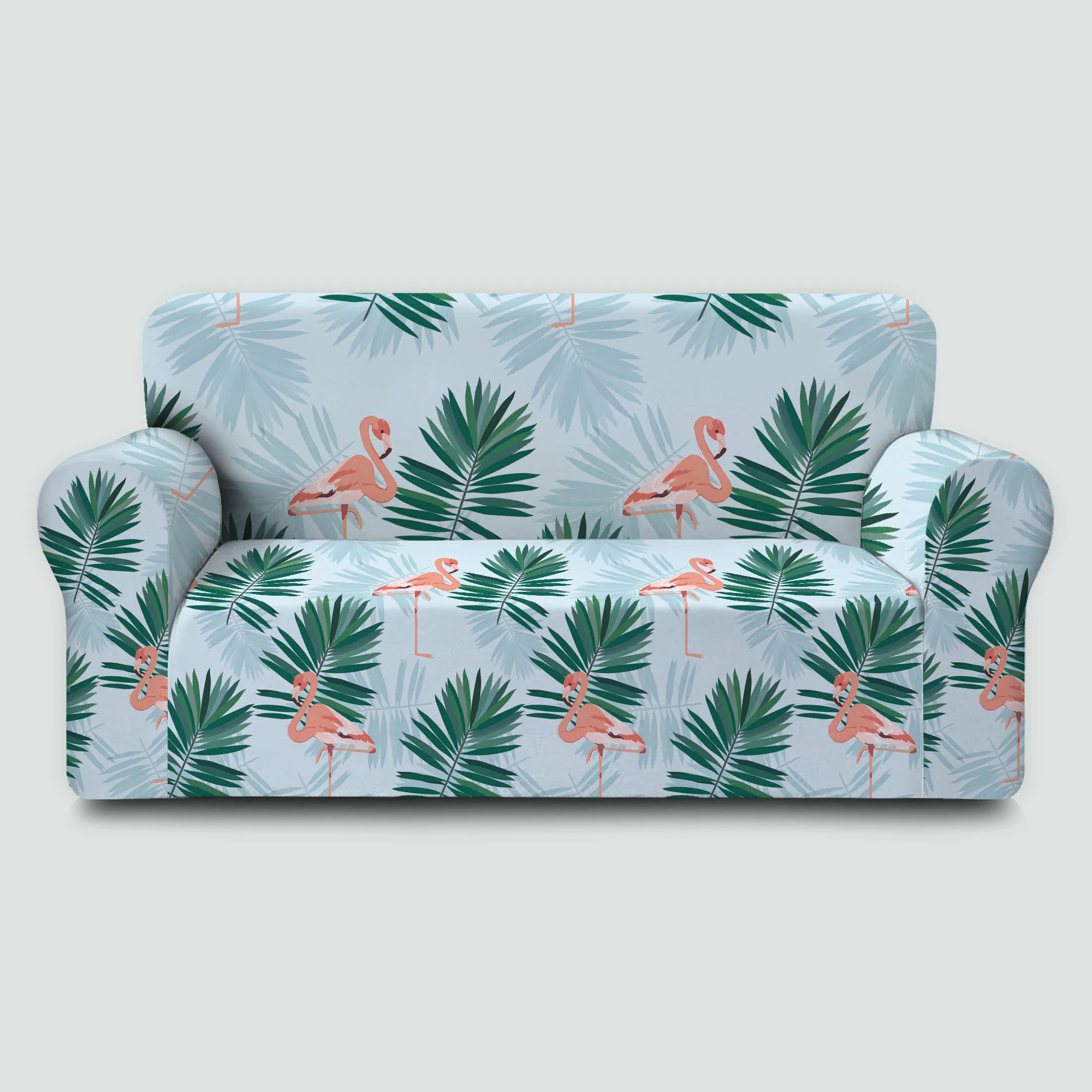 Hot Selling Elastic 1 Piece Printed Sofa Cover 2 Seater 3 Seater 4 Seater Decorative Slipcovers  for Living Room