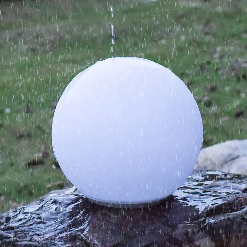 Ce RoHS Ip67 Solar Outdoor Garden Lamp 30cm Multi Color Changing LED Decorative Ball Shape Solar Lights With Auto Light Sensor