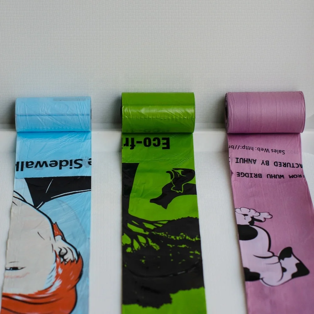 Biodegradable compostable dog poop bag pet waste bag