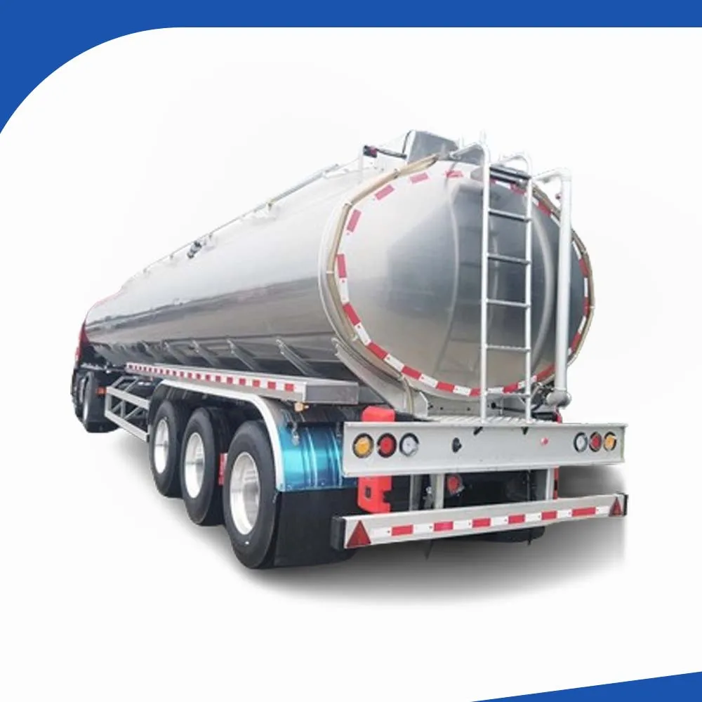 High Quality Stainless Steel Fuel Tank Semi Trailer Aluminum Alloy Oil Tanker Trailer