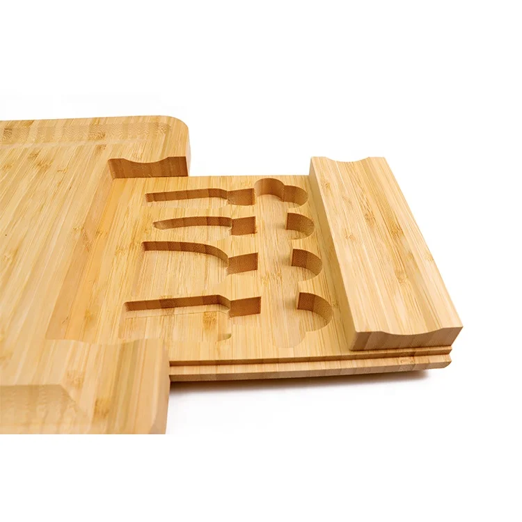 Wholesale Kitchen Tools Butter reused bamboo cheese board