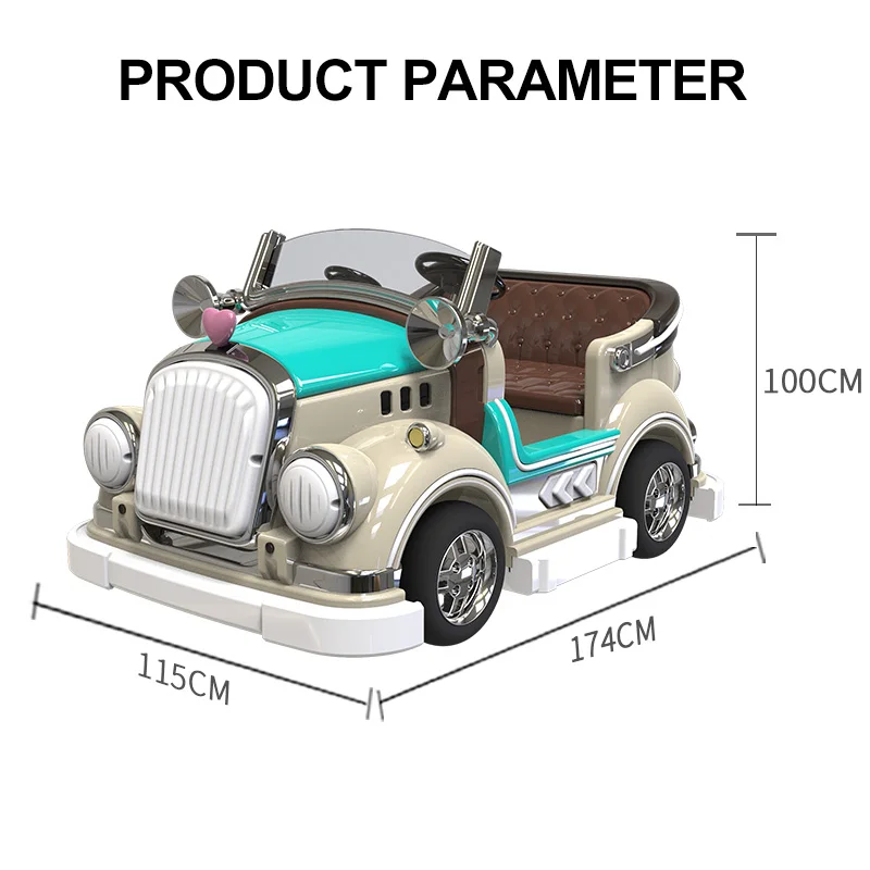 Premium Commercial Indoor Playground And Outdoor Park Battery Bumper Car For Sale With Large Wheels Amusement Kid Rides