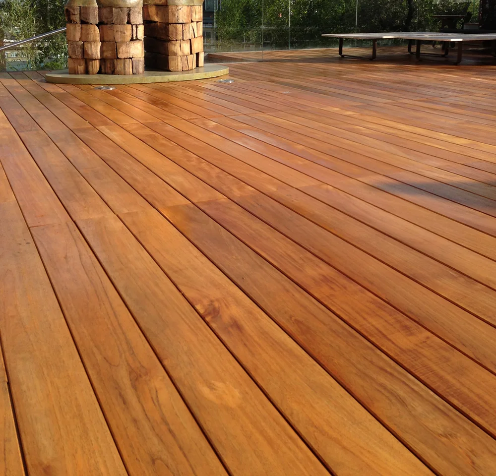 long life span teak wood decking board