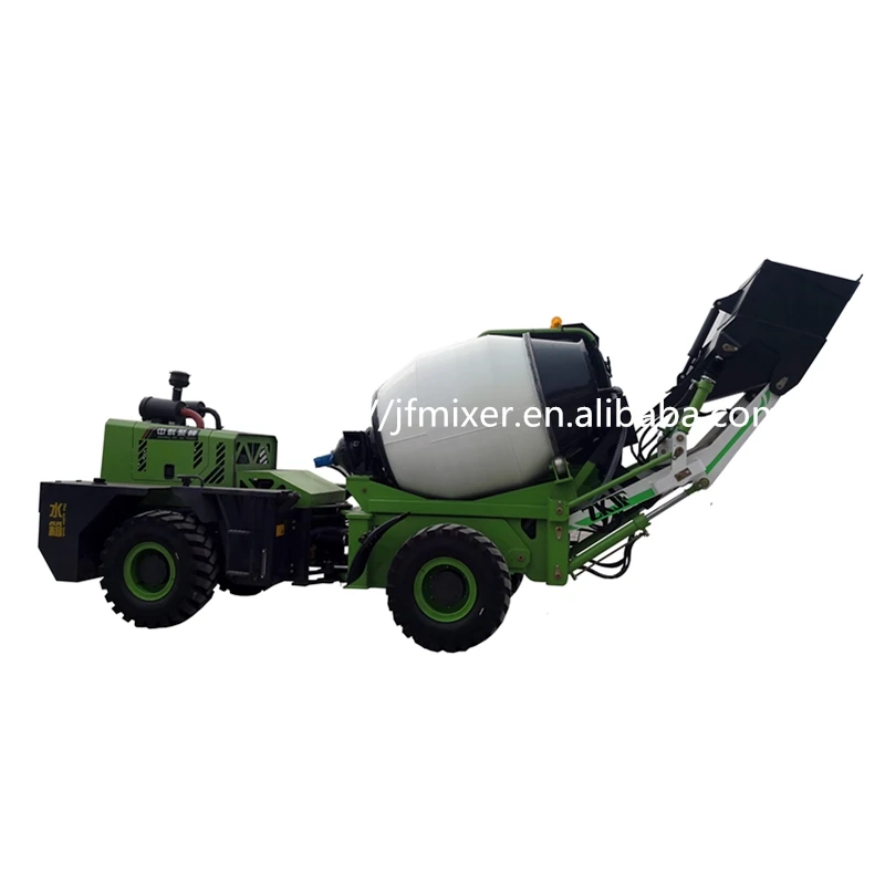 2.0 cbm concrete mixer prices concrete mixer car self feeding mobile concrete mixer