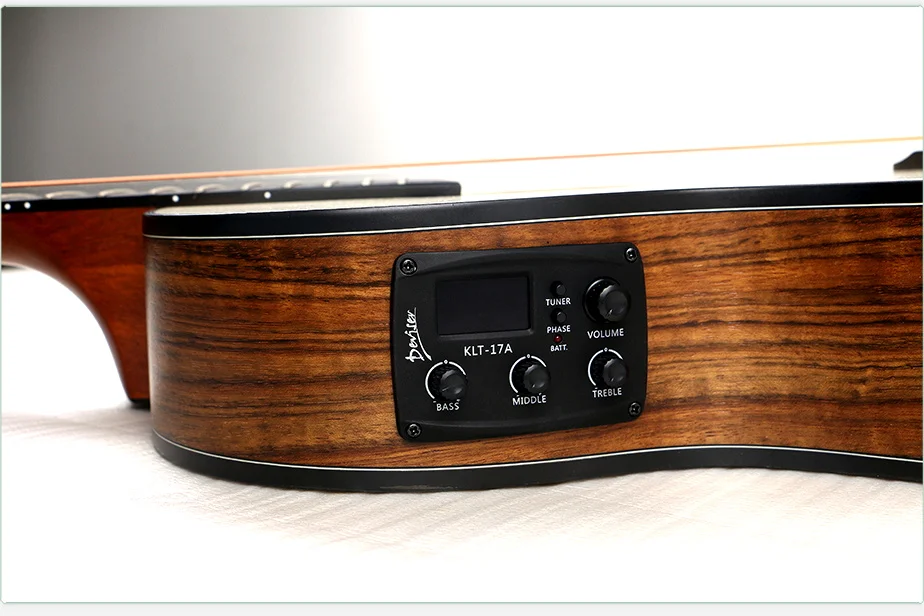 factory oem electric acoustic LS-161N-EQ deviser guitar with eq KLT-7A