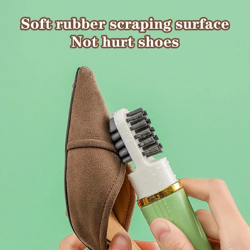 Three-In-One Multifunctional Portable Cleaning Brush Soft-bristled Liquid Shoe Brush Shoe Board Brush Household Cleaning Tools