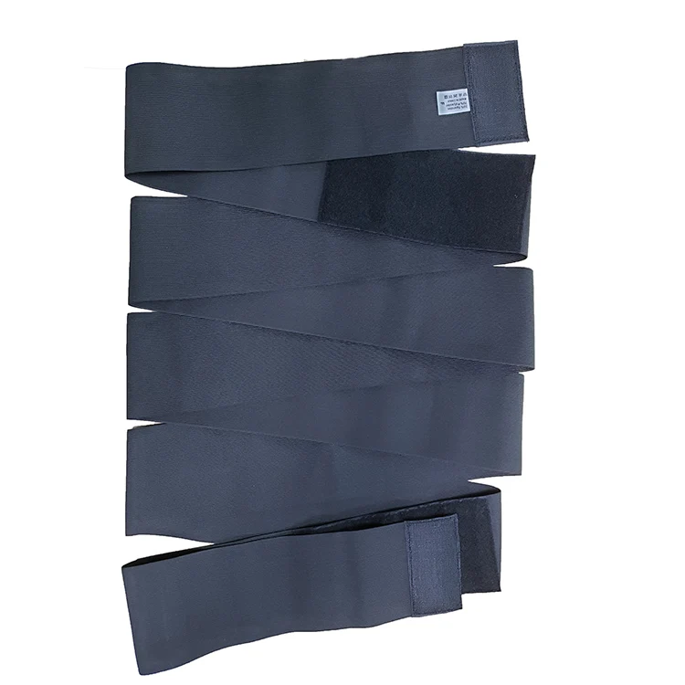 Custom Logo Invisible Bandage Stock Neoprene Waist Trimmer Belt Adjustable Abdominal Trainer Weight Loss Simmer Body Shaper Wrap