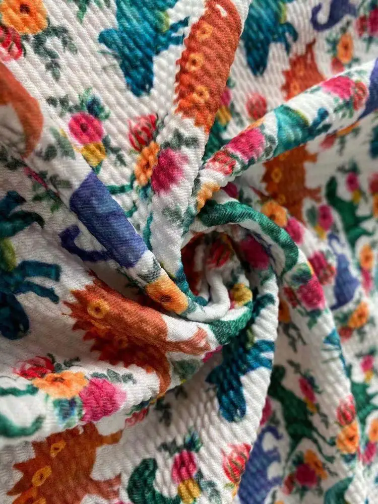 The Hottest In 2020 Bullet Fabric No MOQ Knit Printing Polyester Fabric For Bow Textile