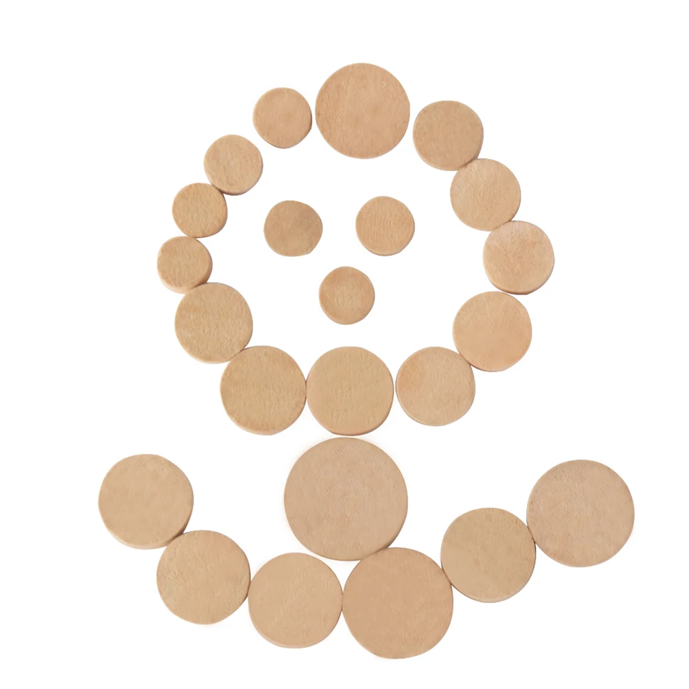 High quality cork mat 23pcs oboe pad sound hole gasket repair parts wind instruments