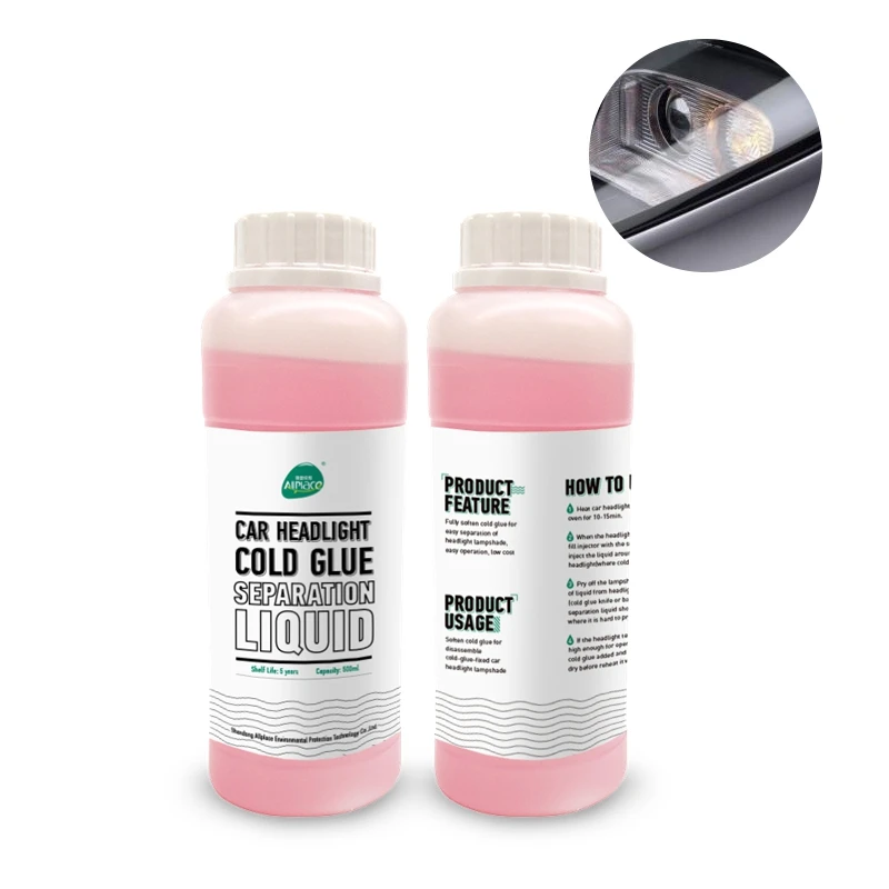 Auto Headlight Removed Cold Glue Separate Liquid Disassembly tools