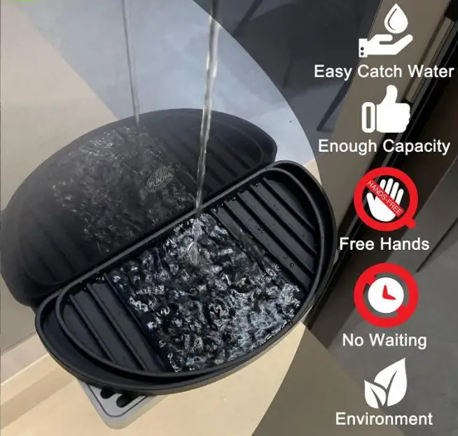 Yongli  Water Dispenser Drip Tray Collector Silicone Drain Tray  Refrigerator Drain Tray Water Dispenser Pan for Drainage