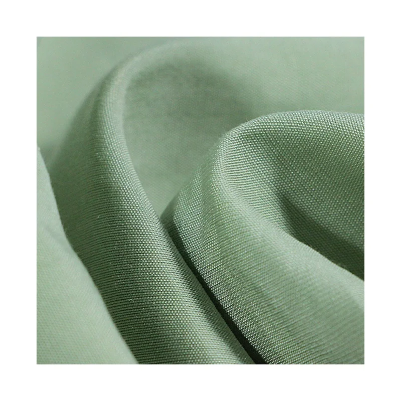 Factory Sale 30S polyester and Tencel fabric Mixed Garment Spring Shirt Fabric Clothing Custom Color Dyed Fabric