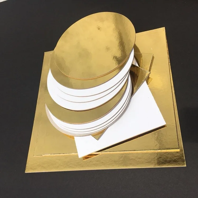 
Cheap Round Shape Disposable Aluminum Foil Paper Cake Base Boards 