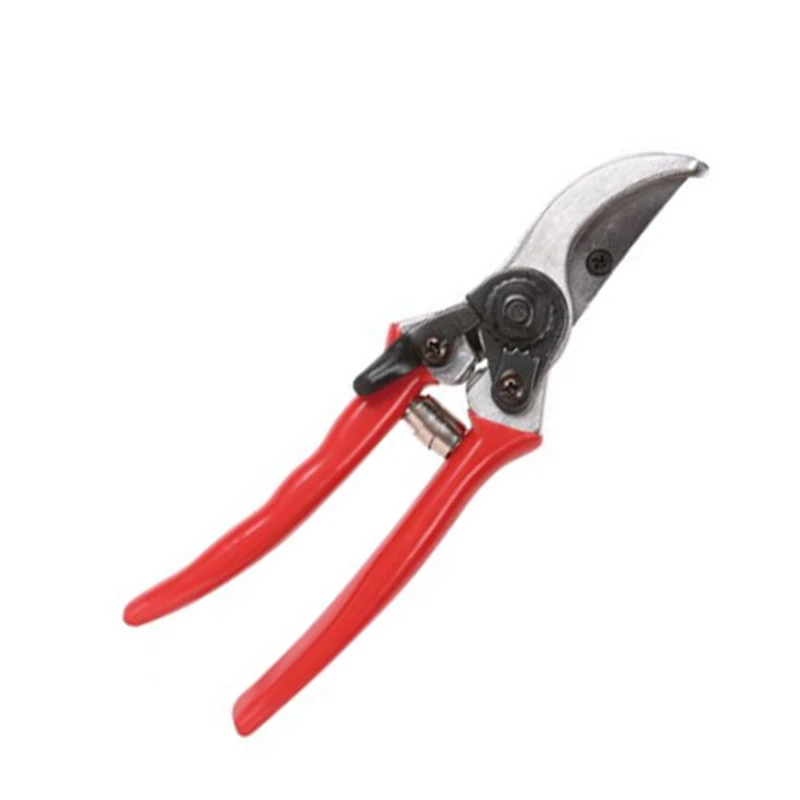 Universal garden scissors rubber handle grip ratchet bypass secateurs pruning shears