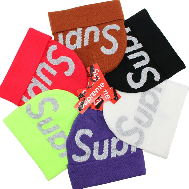 Вязаная Зимняя Светоотражающая Шапка-бини для прогулки в ночное