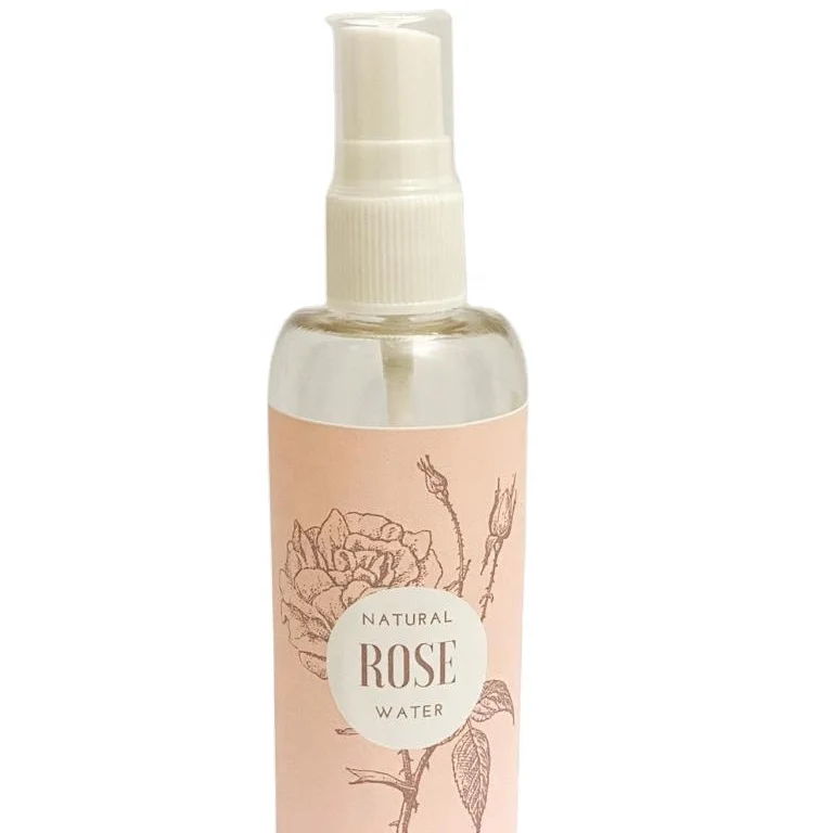 High Quality Organic Rose Water Tonic 100 ml Natural Face Serum with Customized Label Essential Oil