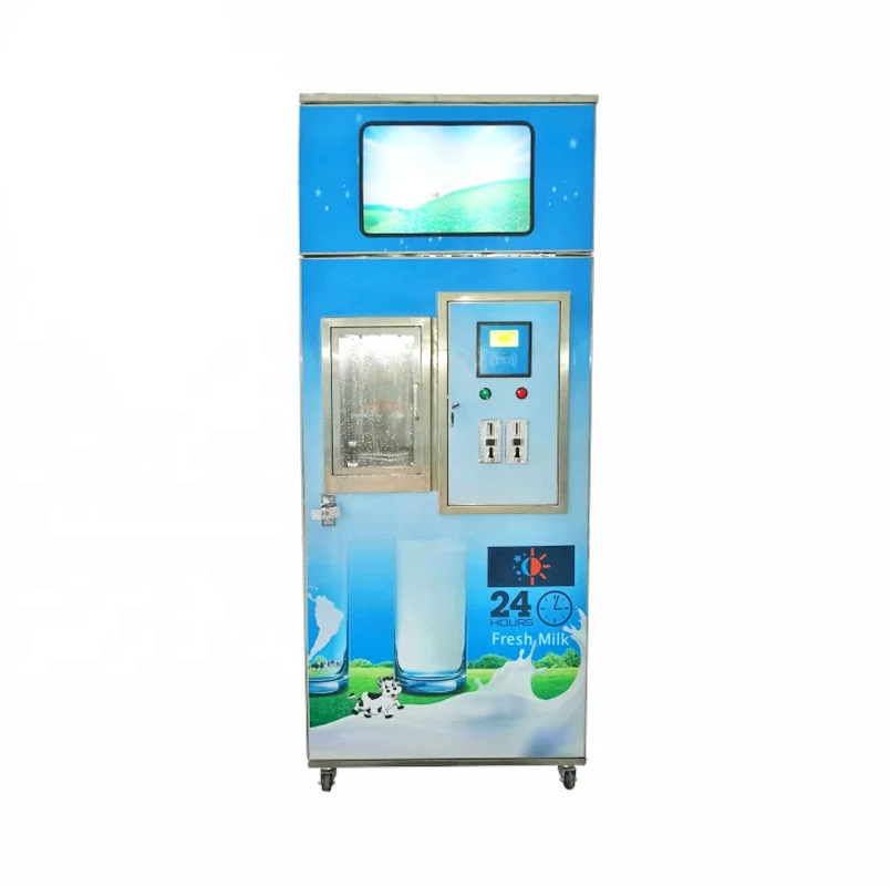 China Supply Ic Card And Coin-Operated 65L*2 Raw Milk Vending Machine Price