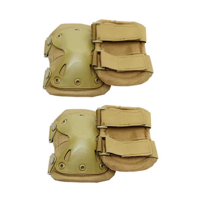 Combat Tactical Hard Knee & Elbow Pads Protection Hunting Sports Safety Pads For Outdoor