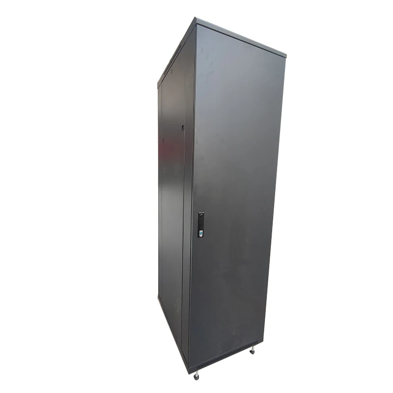 Custom Black Telecom Outdoor Cabinet Data Center Network Rack