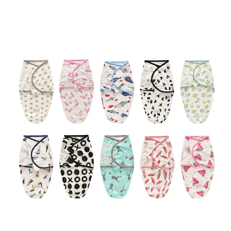 Оптовая продажа с фабрики, хлопковая марля, обернутая в одеяло для новорожденных и завернутая в одеяло, детский спальный мешок